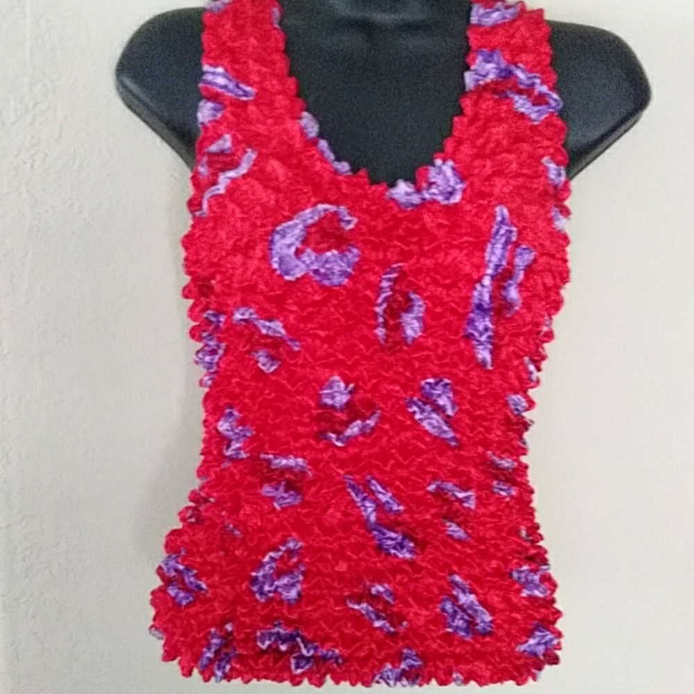 Red Hat Ladies Red Hat Bubble Top